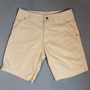Kuhl Khaki Shorts 32" Waist Hiking Camping Outdoor 9" Inseam